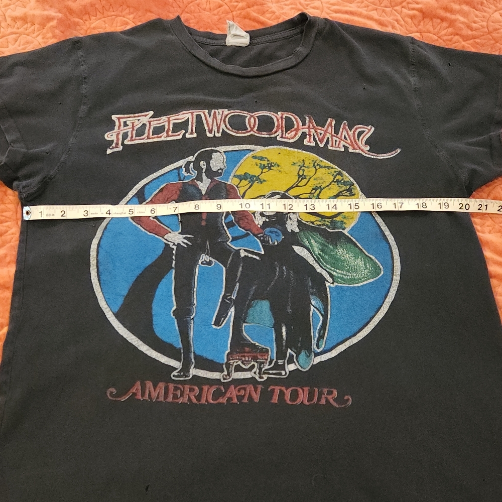 Madeworn Fleetwood Mac Graphic Band Tee Distressed sz Med fits M/L - Picture 10 of 16